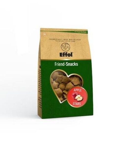 EFFOL FRIEND-SNACKS APPLE STARS, 500 G