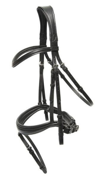 WAHLSTEN PULLBACK BRIDLE, BLACK