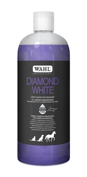 WAHL DIAMOND WHITE SHAMPOO CONZENTRAT - 500ML- IMPROVED FORMULA