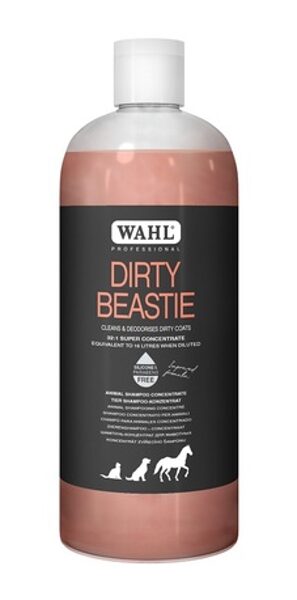 WAHL DIRTY BEASTIE SHAMPOO CONZENTRAT - 500ML- IMPROVED FORMULA