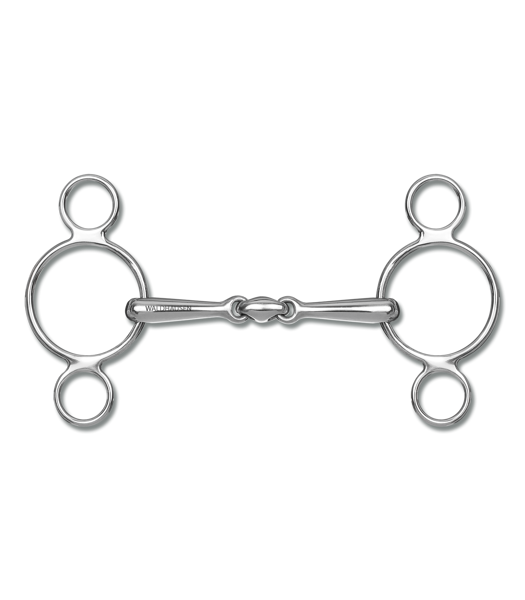 Three-ring double jointed solid bit