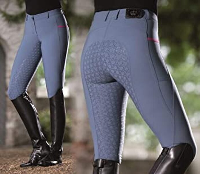 Breeches with silicone