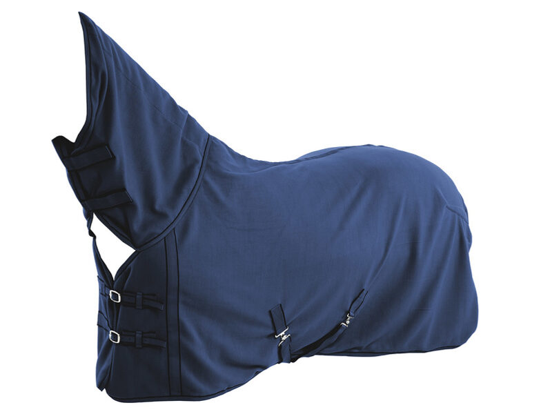 WAHLSTEN FULLNECK FLEECE BLANKET, NAVY