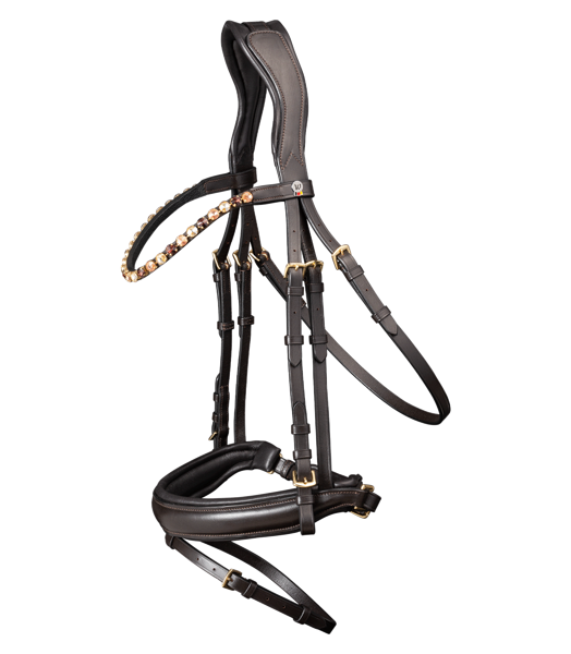 Waldhausen X-Line Bridle Goldheart